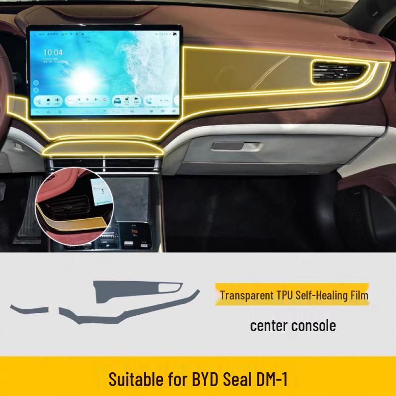 BYD Seal DM-i Model 24 Center Console TPU Screen Film