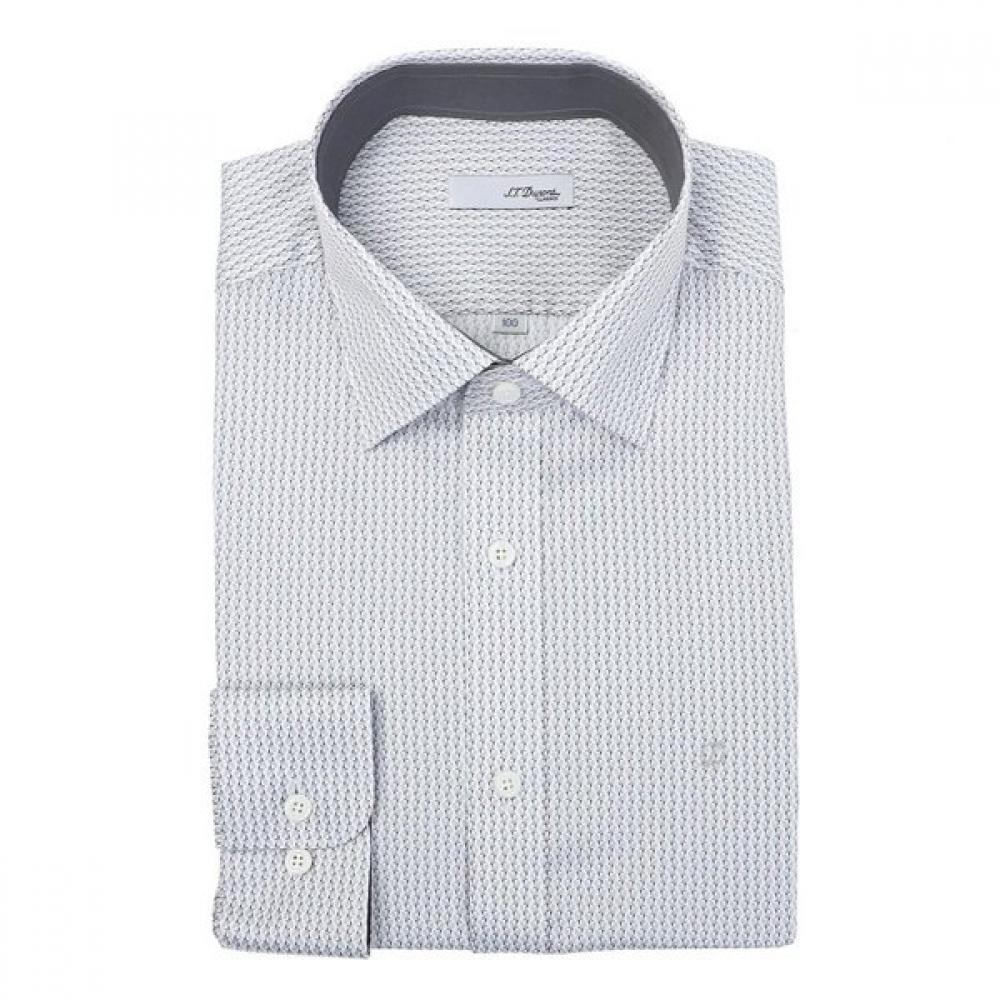 S.t. Dupont Long Sleeve Slim Fit Shirt Print Motif 25ss Se5sm21ls251sgy 5SM251GY/95