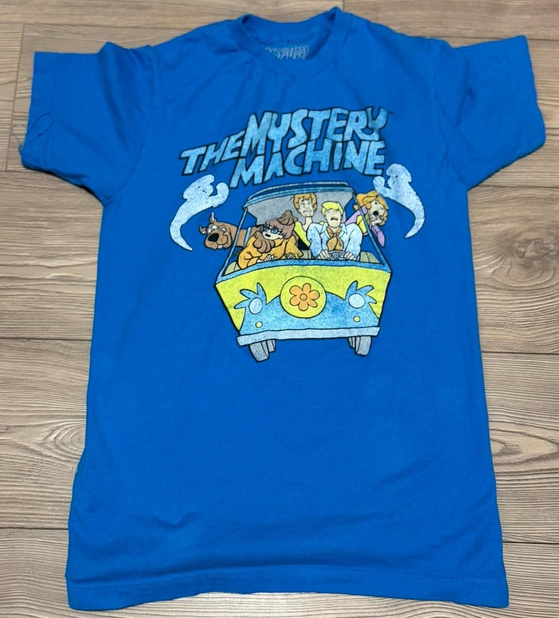 Scooby Doo Mystery Machine Blue T SHIRT Size Small Unisex T-Shirt S