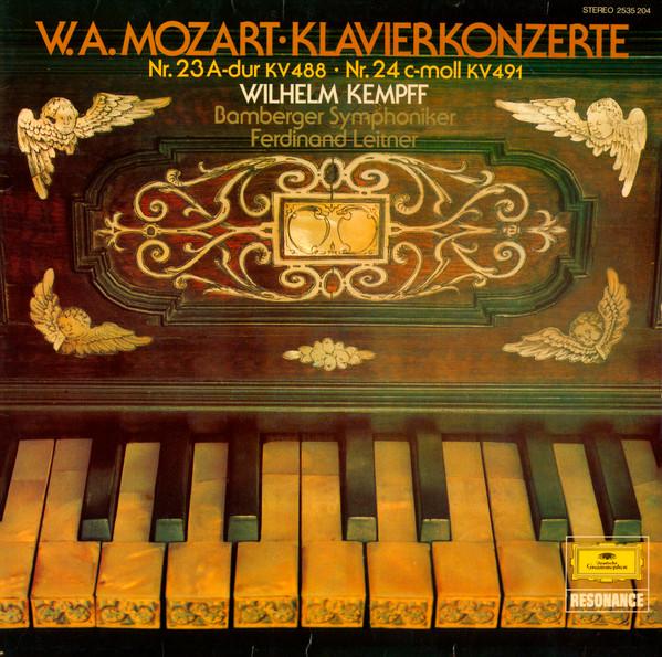 

LP Record WOLFGANG AMADEUS MOZART WILHELM K Klavierkonzerte Nr. 23 ADur KV 488 2535204 1976 Germany Classical Used