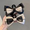 2023 Stylish Runaway Princess Bow Hair Clip: Double-Sided Shark Claw Hairpin