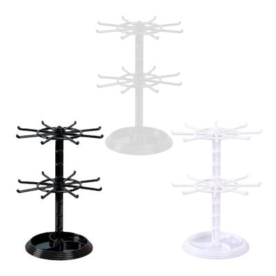 Porta Organizer Rotante per Anelli Gioielli Scaffale per Collane Portachiavi Rastrelliera per Organizzazione Casa Per Orecchini Vetrina per Orologi