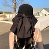 Summer New Hat Women's Outdoor Travel Sun Protection Sun Hat Mesh Breathable Shawl Hat Sun Hat