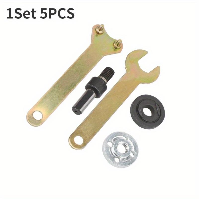 

1Set 5PCS 10MM Electric Drill Conversion Angle Grinder Connecting Rod for Cutting Disc Polishing Wheel Handle Holder Adapter Khaki