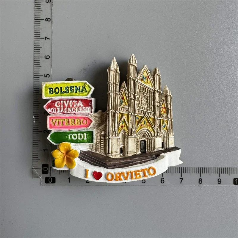 Italy Venice Fridge Magnets Italian Taormina Roma Firenze Alberobello trulli Lion Tourism Refrigerator Magnetic Stickers Decor