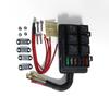 6 Way 12V Waterproof Fuse &  Relay Box W/ Pre-Wires Universal for Cars, Trucks, Boat