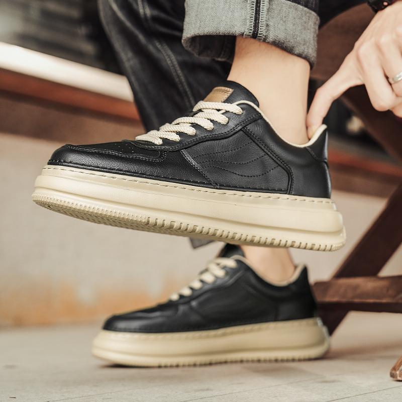 Fashion Casual thick soled men's board shoes Trendy and versatile design styles Leisure Outdoor Party handsome youth comfortable shoes
