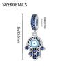 Copper-Plated Magic Eye Series Charms Fit Pan Snake Bone Bracelet Diy Bead Women Jewelry Birthday Gift New In