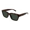Full Frame Design Injection Molded Square Sunglasses Men's Tortoiseshell