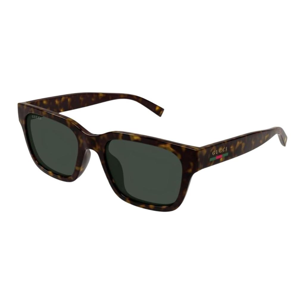 GUCCI Full Frame Design Injection Molded Square Sunglasses Men's Tortoiseshell