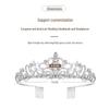 Crystal Bride Crown Headpiece: European & American Wedding, Birthday, Photo Studio Hair Accessory