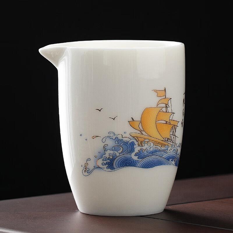 Chaxun Dehua White Porcelain Gongdao Teacup