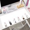 Anime Cute Pink Pad Mouse HD Print Computer Gamer Locking Edge Mousepad XXL Kawaii Keyboard PC Mice Cat Pew Mats Pad For Csgo