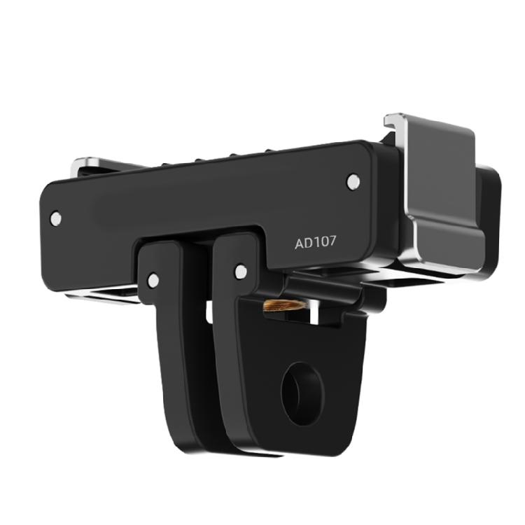 

Shockproof Quick Release Magnetic Base For Sports Cameras Foldable Claw Interfaces Compatible Durability ABS Build 1