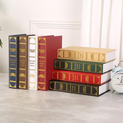 European Home Décor Soft Decoration Book - Indoor Cafe Photography Props Cardboard Craft Ornament Book