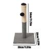 Cat Scratcher Detachable Cat Scratch Post With Dangling Ball Reusable Kitten Furniture Sisal Rope Climbing Stake For Outdoor