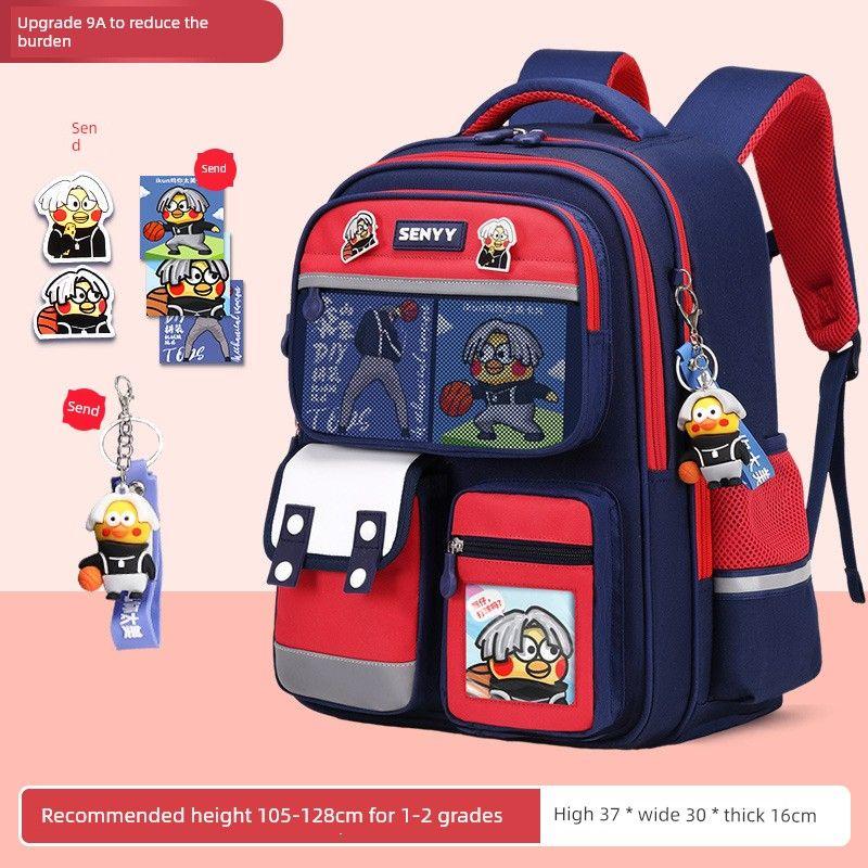 

Girls Lightweight Burden Alleviation Spine Protection Good-looking Schoolbag Baohong small size