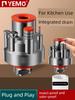 German Yemo Kitchen Drain Pipe Three-Way Connector for Sink and Dishwashing Basin, Five-Way Water Purifier Drain Anti-Odor Diverter