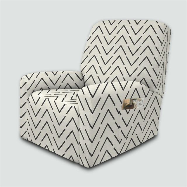 

Elastic One Piece Recliner Sofa Cover Spandex Slipcover for Living Room Couch Armchair Single Seat Lounge Chair