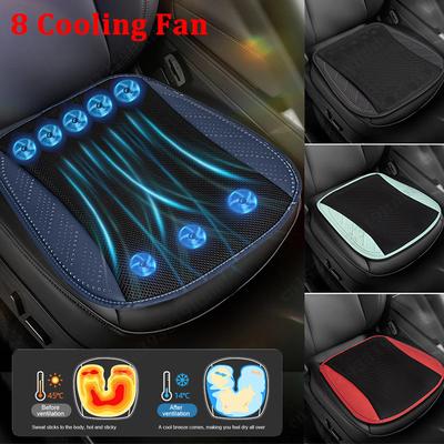 Summer Car Cooling Cushion USB Plug-in Ventilated Chair Pad Three Gear Adjustment Air Flow Seat Cushion Auto Interior