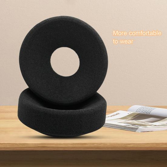 1 Pair Headphone Cushions Noise-insulation Replaceable Elastic Sponge Gaming Headset Pads for GRADO PS1000 GS1000I RS1I RS2I
