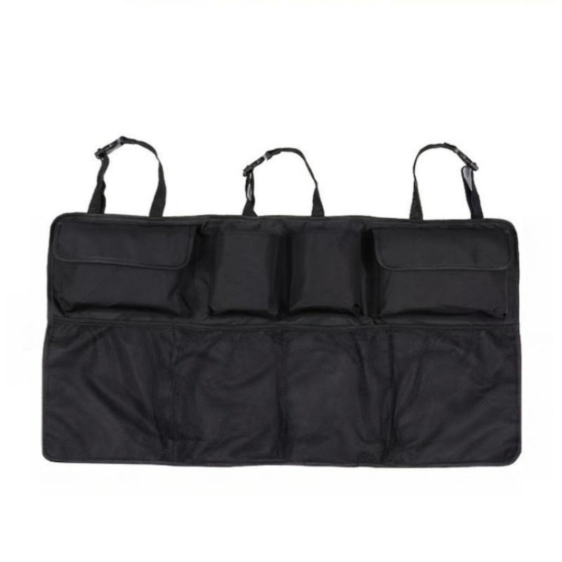 

For car seat back storage hanging bag suv car waterproof storage storage box mesh pocket car interior supplies чёрный