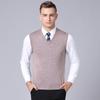 Men's Sweater Vest V Neck Regular Fit Knit Sleeveless Pullover Sweater