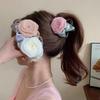 Sweet Versatile Mesh Flower Hair Clip For Woman Girls Elegant Temperament Rose Shark Clip Fashion Hair Accessories Gifts