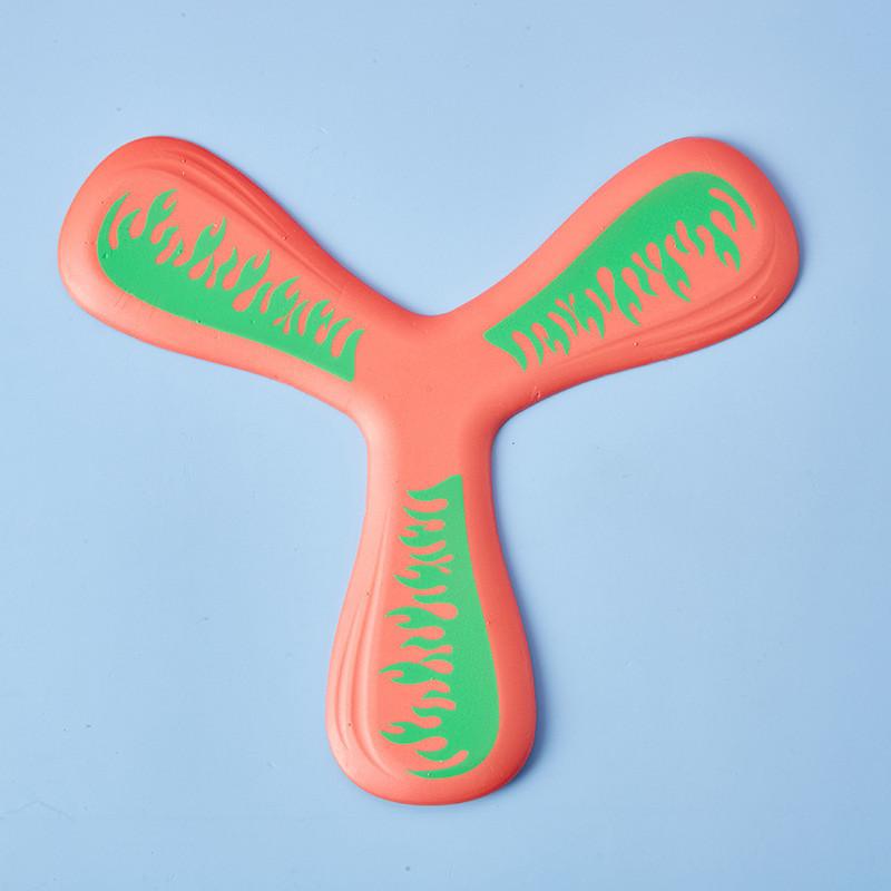 Children's Eva Soft Material Safe Hand Throwing Tri-blade Boomerang Park Outdoor Toy Flying Disc