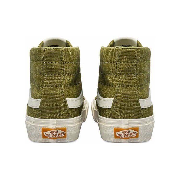 Vans Sk8 38 Vr3 Trendy Casual High-Top Skate Shoes Unisex Sneakers Green White VN0A4BX6BD4