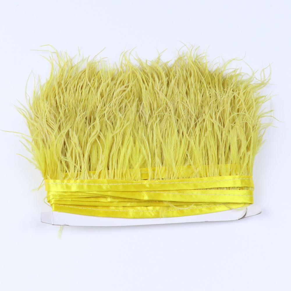 Ostrich Feather Edge 6 -8cm Decorative Wedding Diy Accessories Evening Dress Edge 