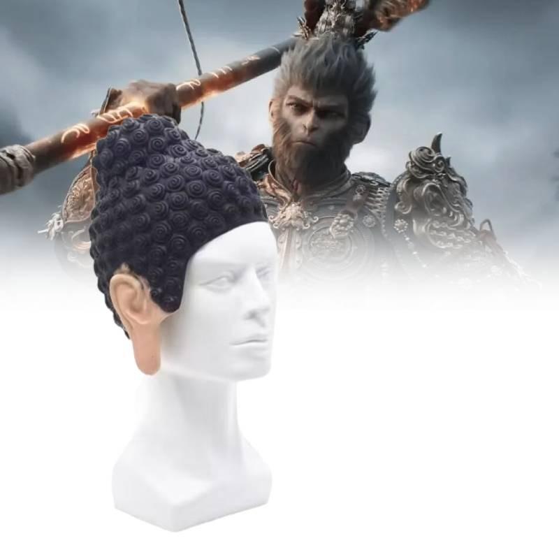 Myth Wukong Black The Journey To The West Masks Make Up Costume Cosplay Prop