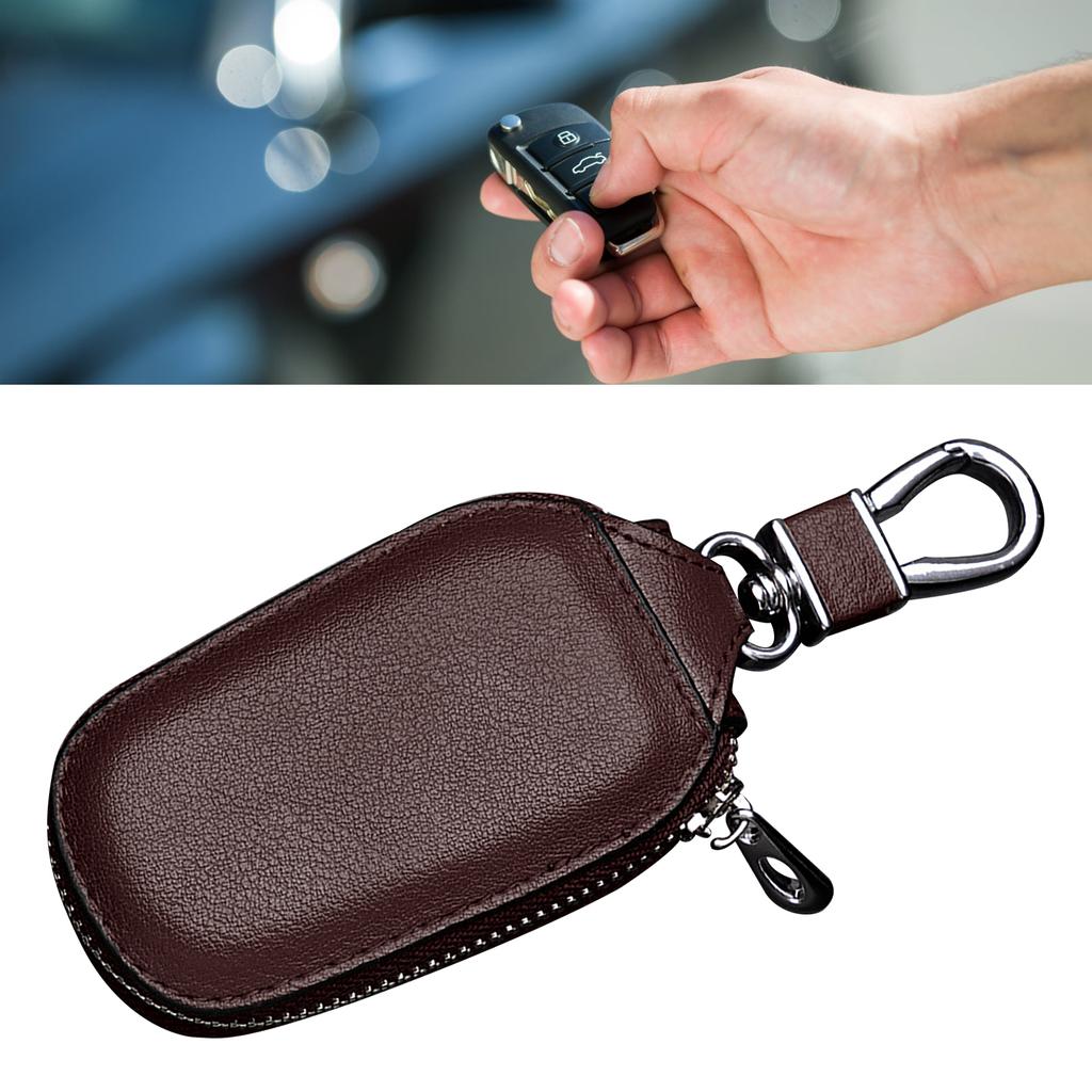 Car Key Fob Holder Versatile Large Capacity Waist Hanging Durable Car Key Case for Home Men Office Coffee