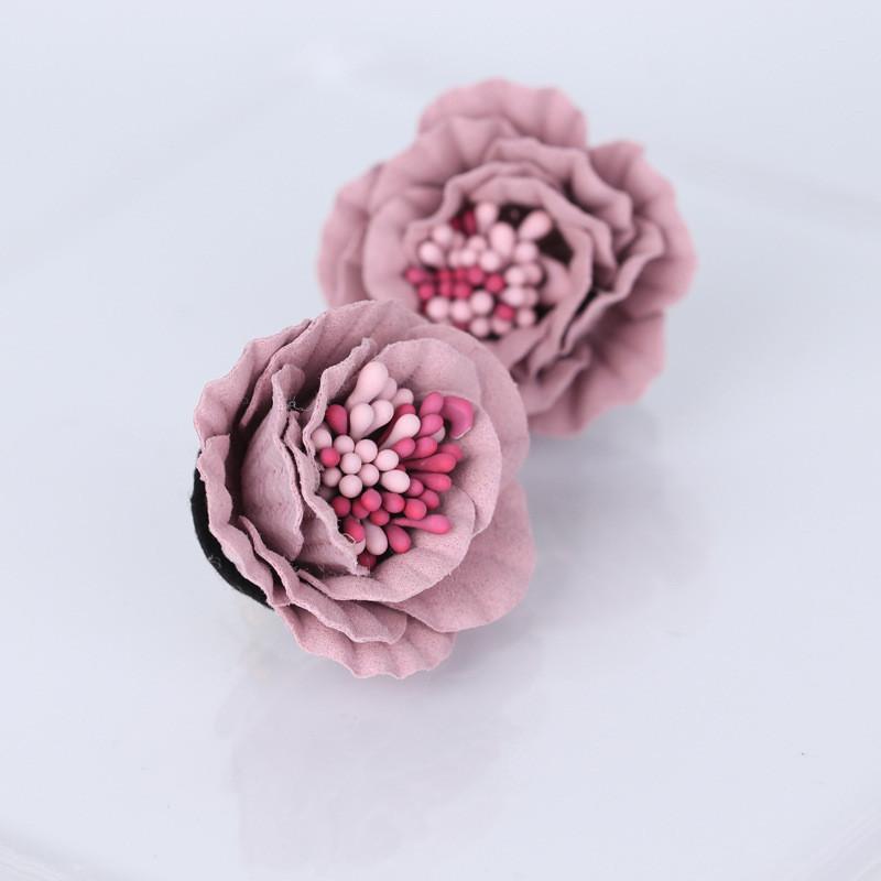 Earrings Modern Floral For Women Chic Street Fashion Simple Design Elegant