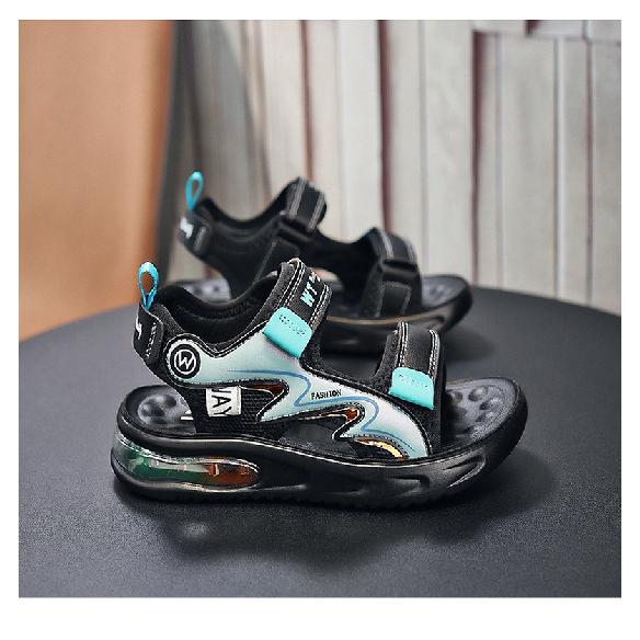 Boys' Sandals New Children's Sports Beach Shoes for Older Kids with Air Cushion Soft Sole Boys' Summer Lightweight Sandals