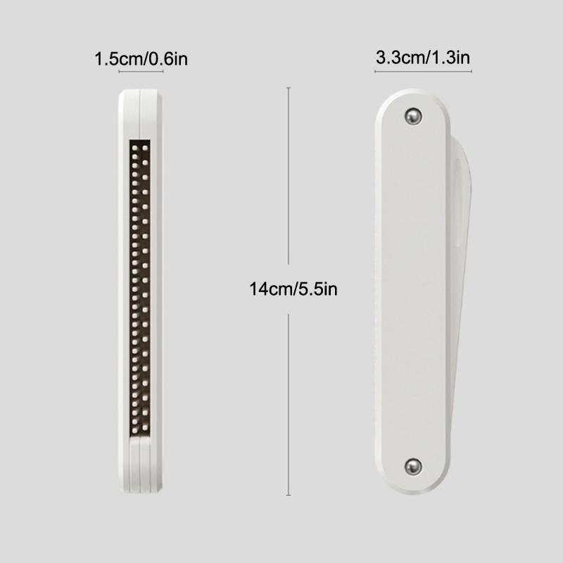 2 In In Multifuncional Portable Plastic Folding Pocket Combs Barber Men Oil Head Beard Combs Hair Styling Wide Tooth Combs