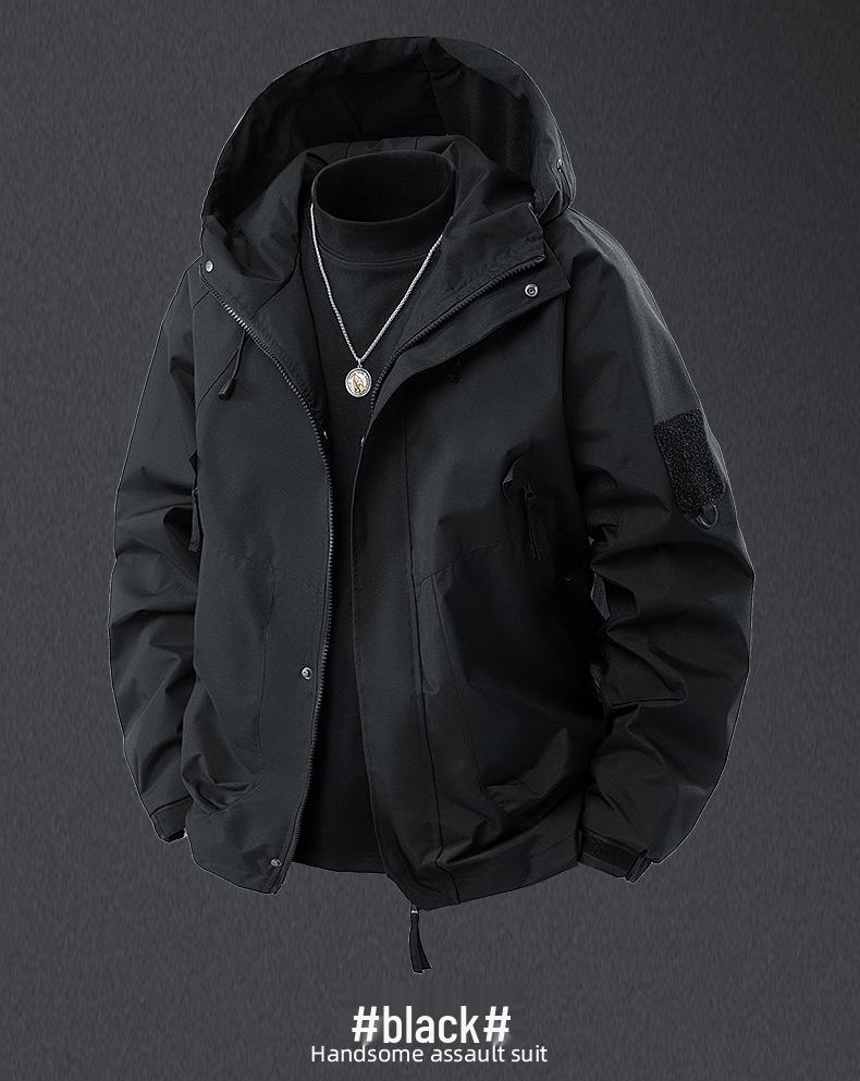 Unisex Winddichte Wasserdichte Windjacke für Frühling und Herbst Outdoor-Aktivitäten