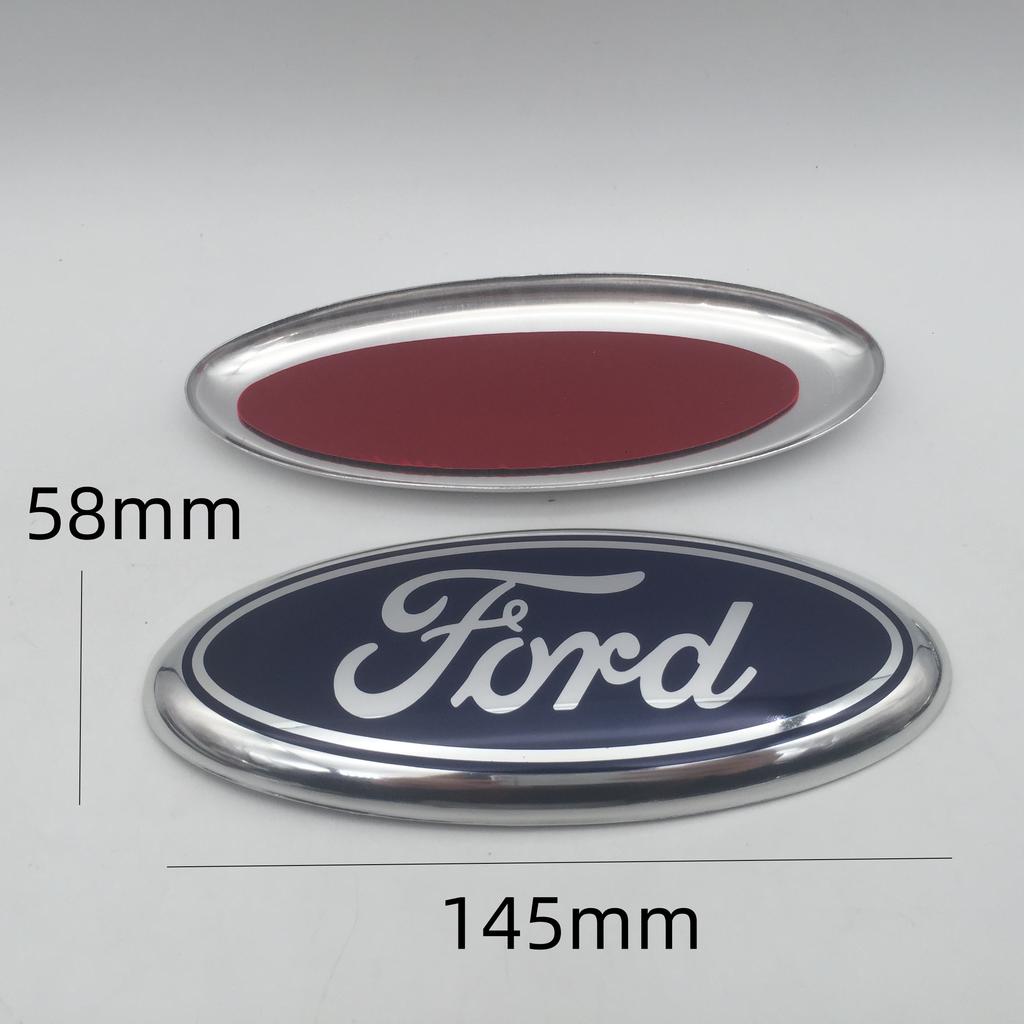 Samolepka na auto 1ks 3D modrá pro ford Přední kapota auta Znak na kapotě Zadní nárazník Kufr Kryty volantu Samolepka Odznak D