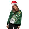 Mens/Womens Ugly Christmas Sweatshirt 3D Unique Hilarious Graphic Pullover Shirt