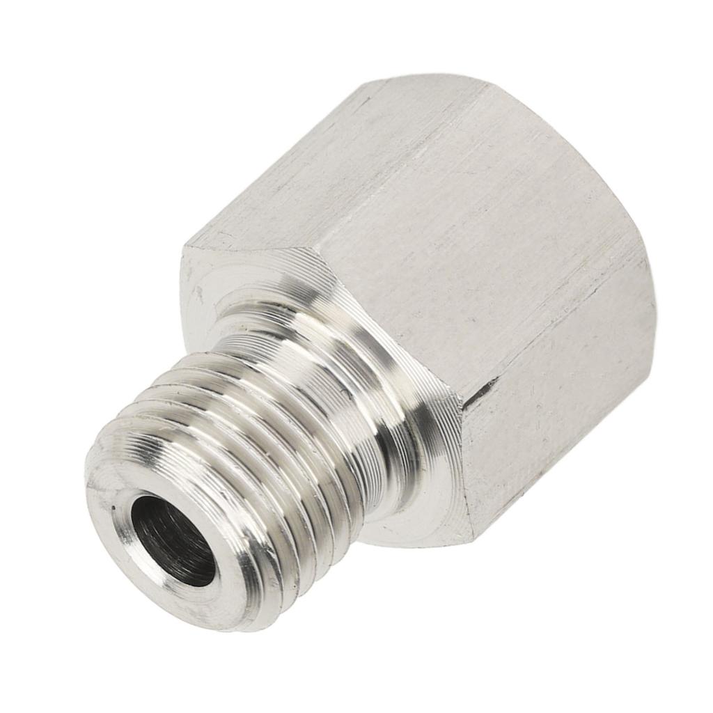 Pressure Gauge Sender Adapter Leakproof Stainless Steel 1 8in NPT Female to M10x1.0 Male Adapter with Gasket