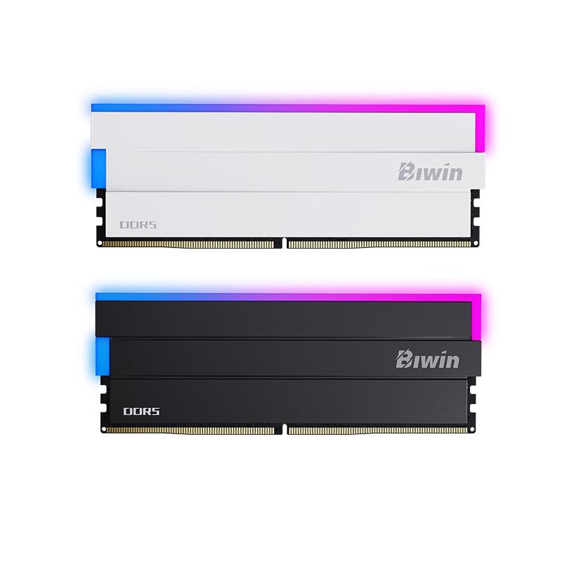 BIWIN DW100 DDR5 Desktop-Speicher 32GB (16 GB × 2) 6000/6400MHz mit Lichtleiste