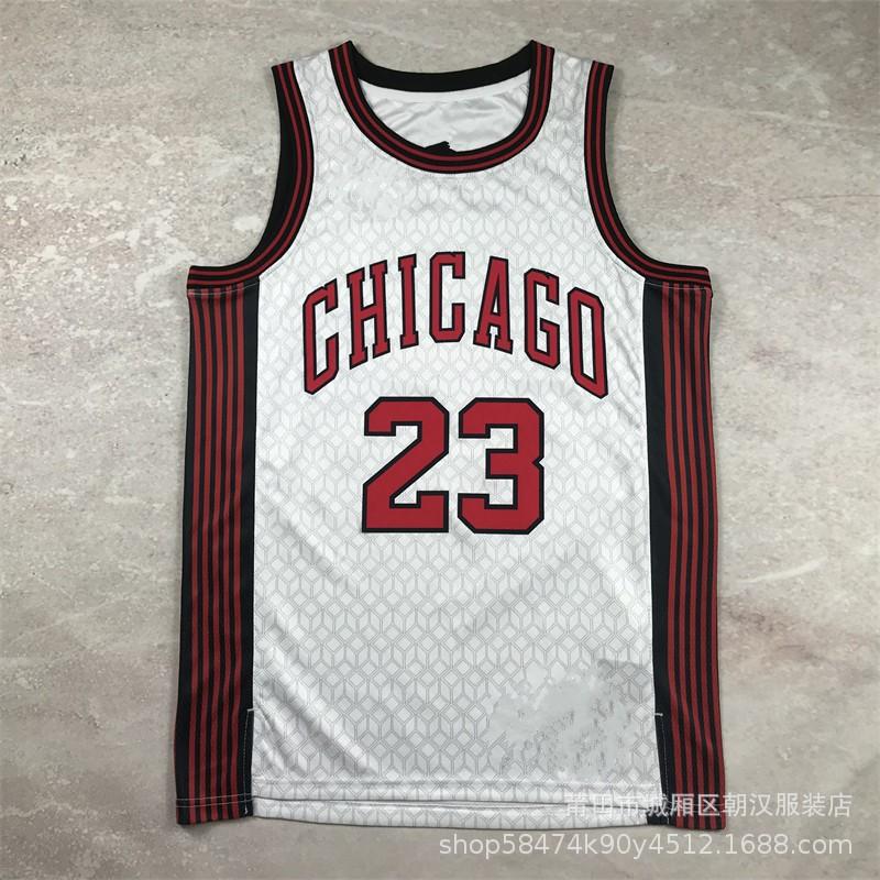 Herren Baumwoll-Basketballtrikot NBA Team City Edition Hitzepressung Benutzerdefinierter Name Nummer