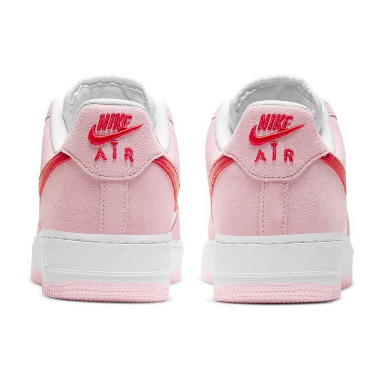 Nike Air Force 1 Low 07 QS Valentines Day Love Letter Unisex Sneakers Pink Tulip-Pink University-Red DD3384-600
