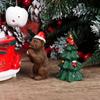 Xmas Tree Santa Claus Christmas Miniatures Figurines Desktop Ornament Doll House Micro Landscape