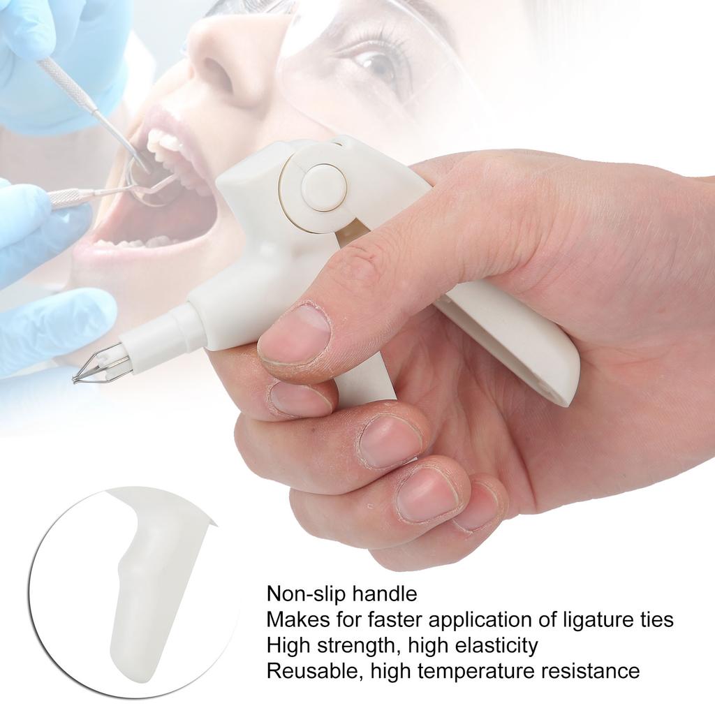 Dental Orthodontic Ligature Tie Gun Dental Orthodontists Tools Applicator Dispenser