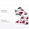 Air 6 Retro PS Carmine 2021 Παιδικά Αθλητικά Παπούτσια Λευκό Μαύρο 384666-106