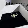 Super Sweet Apple Strawberry Fruit Enamel Open Ring Niche Design Cute Sweet‑Cool Adjustable Stack‑Wear Index‑Finger Trend Jewelry