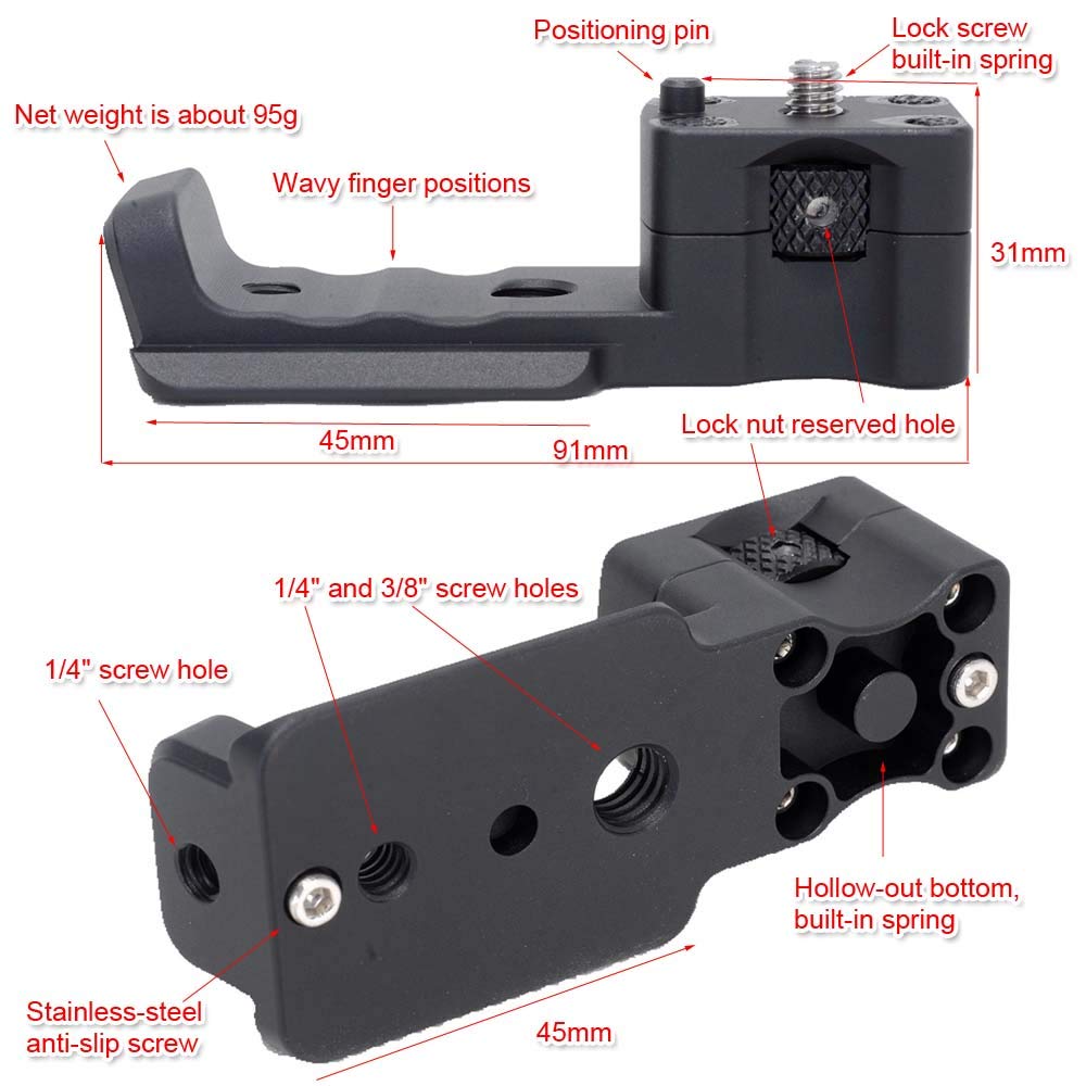 iShoot CNC Metal Lens Support Collar Camera Ring Tripod Mount Tripod Mount Ring Lens Bracket Collar Tripod Socket Compatible with Canon RF 600mm F11