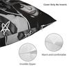 American Singer B-Billie E-Eilish Square Pillow Case Polyester Cushions For Sofa Casual Pillowcase