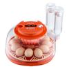 12 Egg Incubator, Automatic Egg Turner with LED Candler, Temperature & Humidity Control, 360° View Clear Window, Poultry Eggs Incubator for Home Farm,